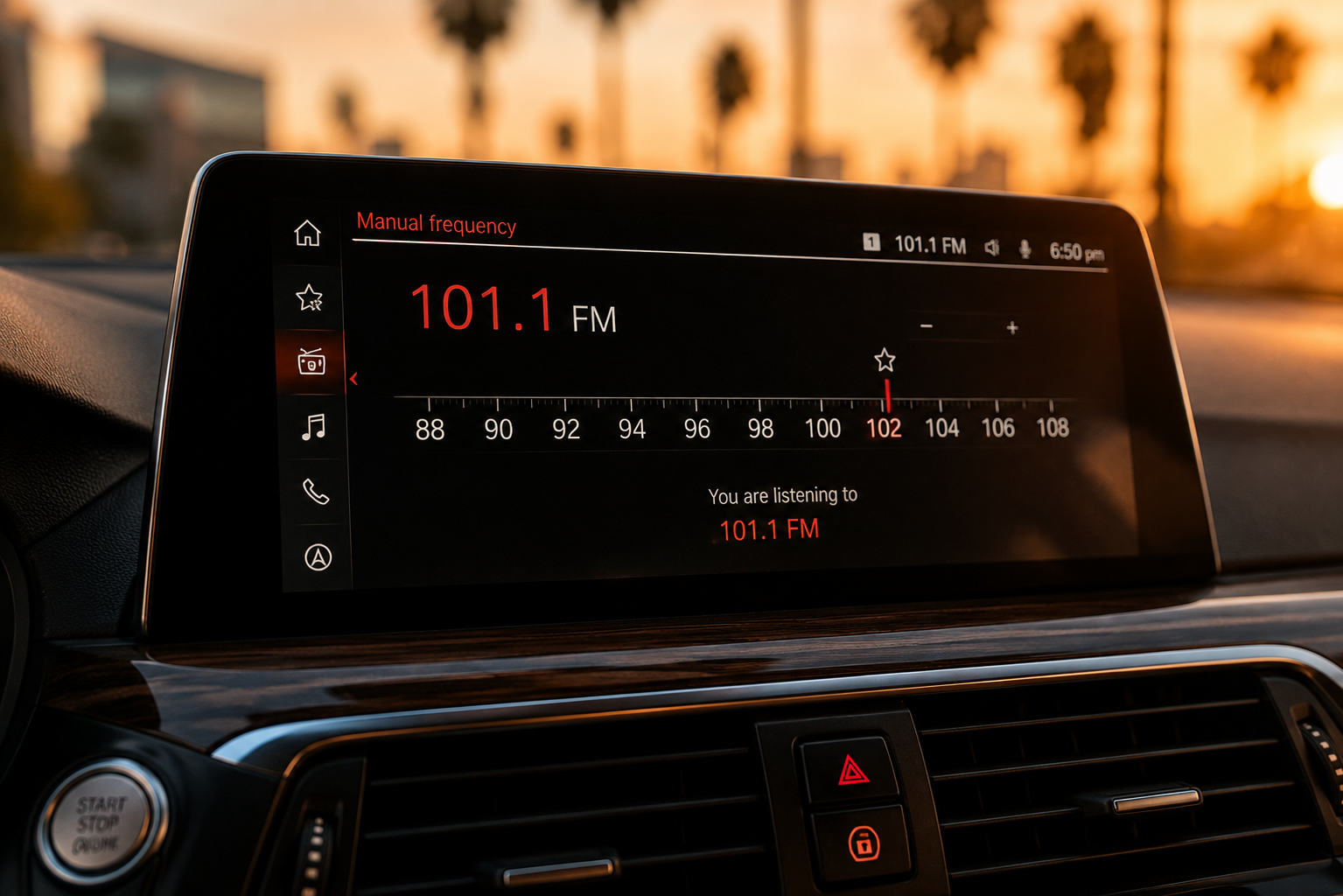 US-region radio interface